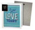 Load image into Gallery viewer, Do What You Love Today White Clards—Greetings that Clean Up
