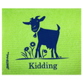 Load image into Gallery viewer, Kidding Goat bright green Swedish dishcloth soakitup.shop