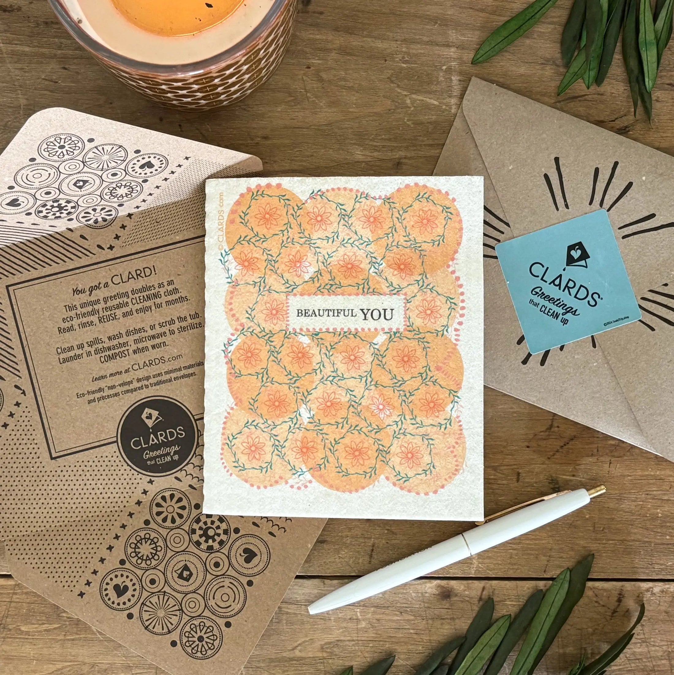 Beautiful You 2-in-1 Greeting Clard® & Eco Cloth (Copy)