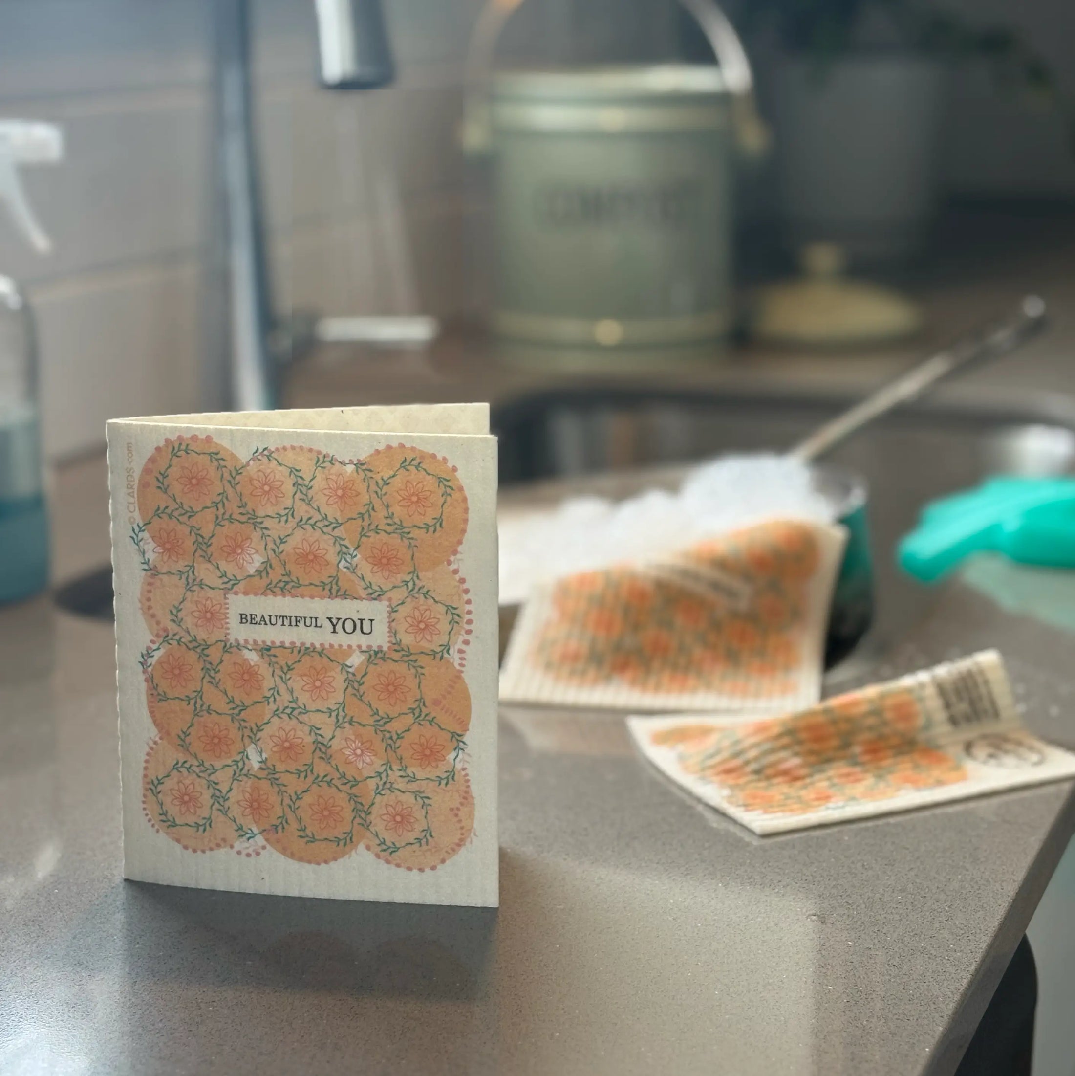 Beautiful You 2-in-1 Greeting Clard® & Eco Cloth (Copy)