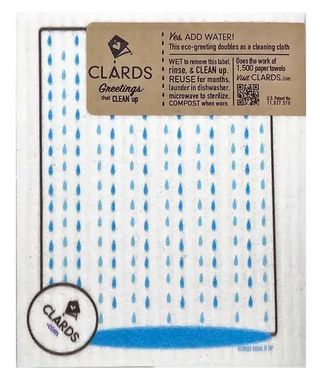Sh*t Happens Soak iT Up Cactus Clards—Greetings that Clean