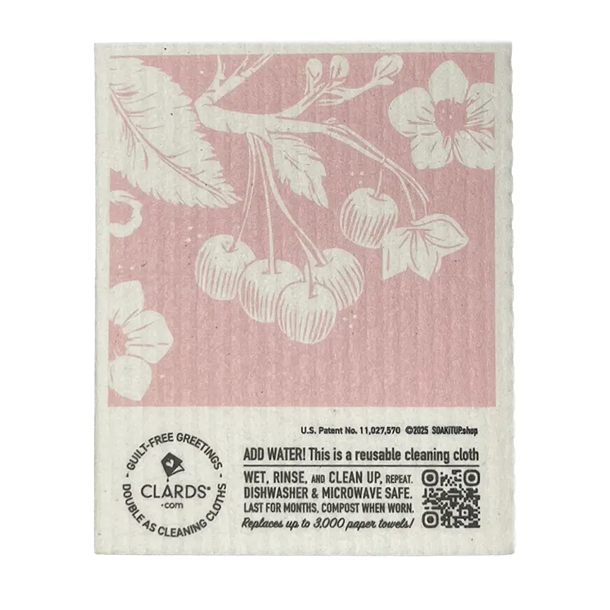 Blossom Bitch 2-in-1 Greeting Clard® & Eco Cloth - Eco