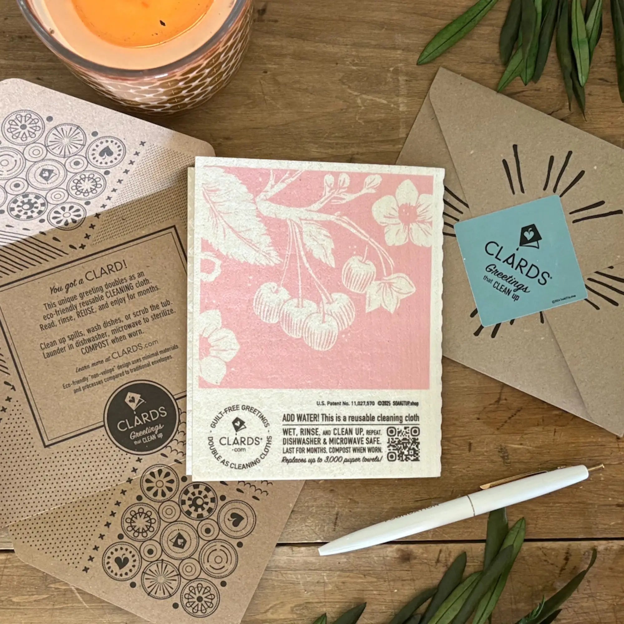 Blossom Bitch 2-in-1 Greeting Clard® & Eco Cloth - Eco