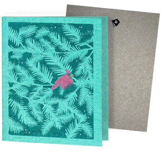 Cardinal Branches Clards—Greetings that Clean Up - Greeting