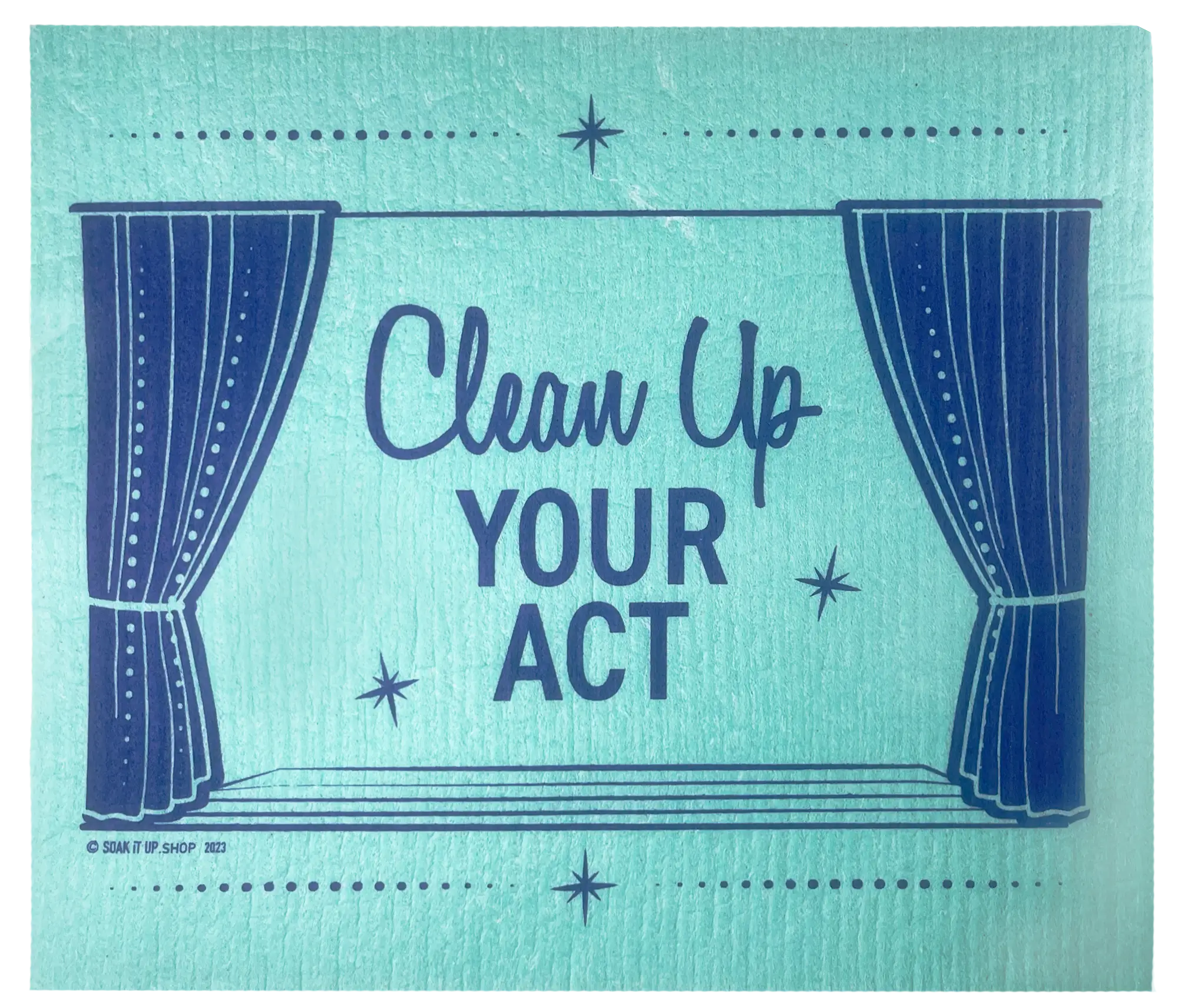 Clean Up Your Act Swift Mopper XL Swedish Cloth - Green -