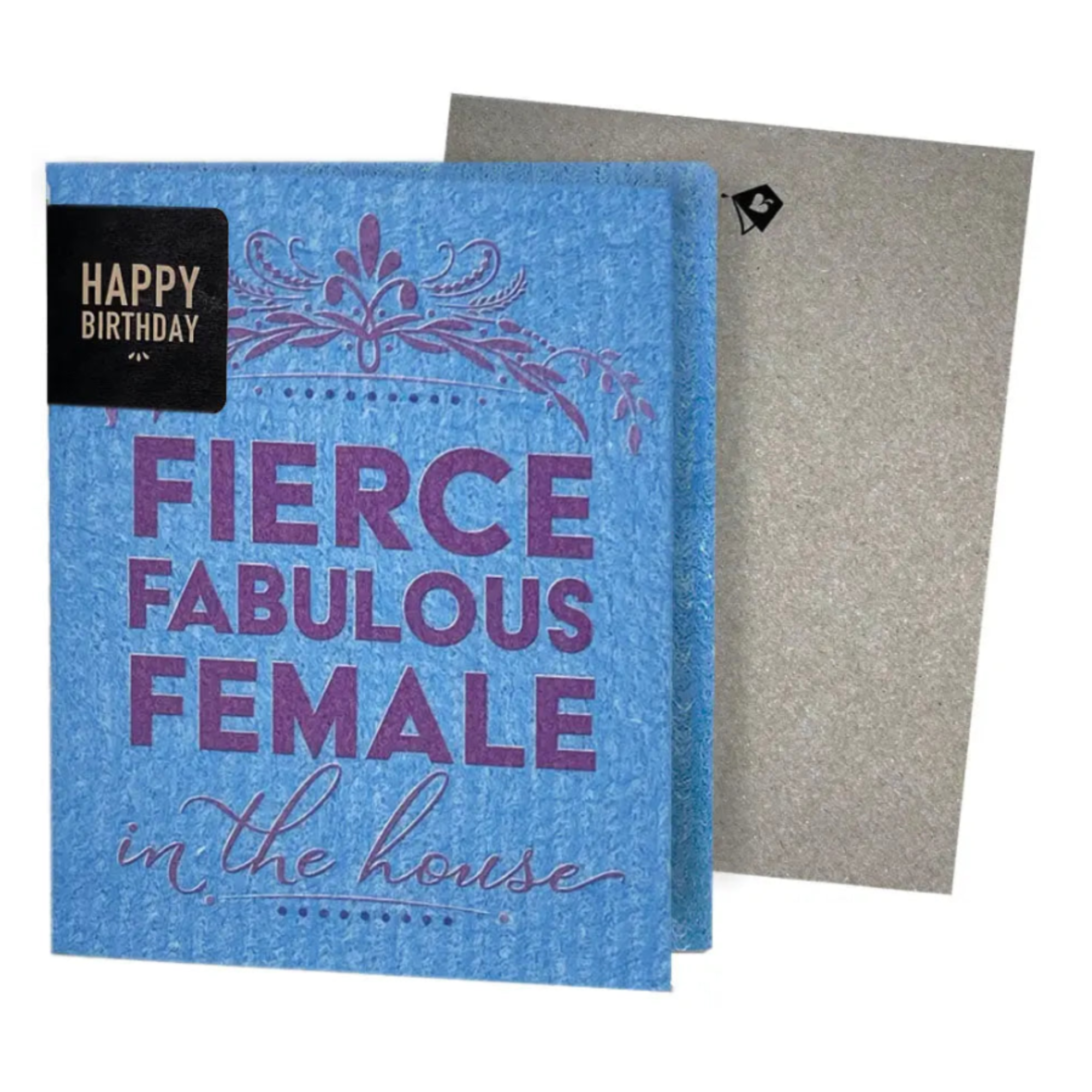 Fierce Fabulous Women Clards, Greetings that Clean Up Swedish dishcloths Clards.com