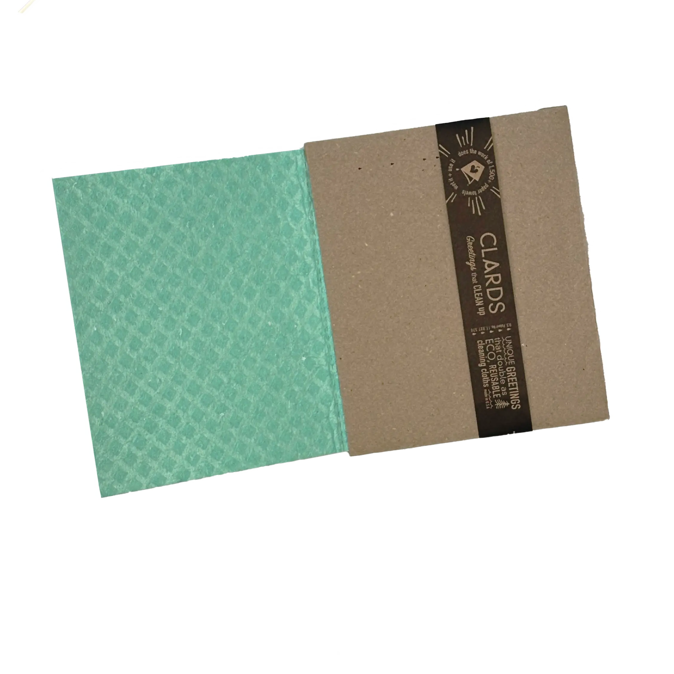 Fungi Frog –Greeting Card Turns to Swedish Sponge Cloth