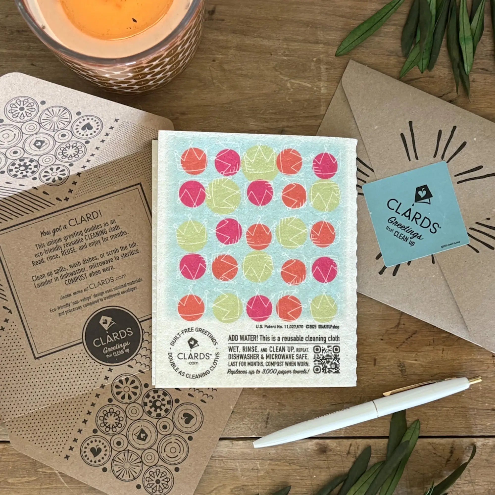 You GOat Girl 2-in-1 Greeting Clard® & Eco Cloth - Eco