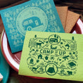 Load image into Gallery viewer, Hip & Happy Camper Swedish Dishcloth - Swedish Dishcloths
