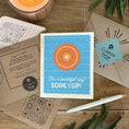 Load image into Gallery viewer, It’s a Beautiful Day Soak iT Up 2-in-1 Greeting Clard® &
