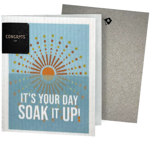 It’s Your Day Soak iT Up Clards—Greetings that Clean Up -