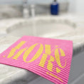 Load image into Gallery viewer, Love More with heart - Swedish Dishcloths
