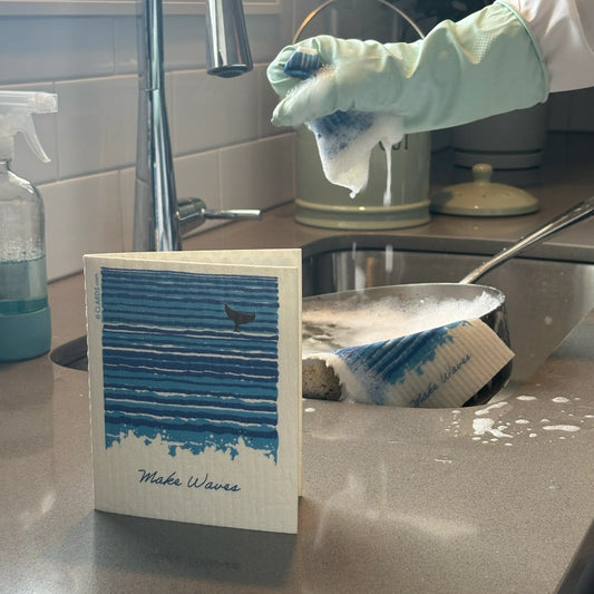 Make Waves 2-in-1 Greeting Clard® & Eco Cloth - Eco