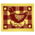 Load image into Gallery viewer, Nesty Girl Hen Blue - yellow - Swedish Dishcloths
