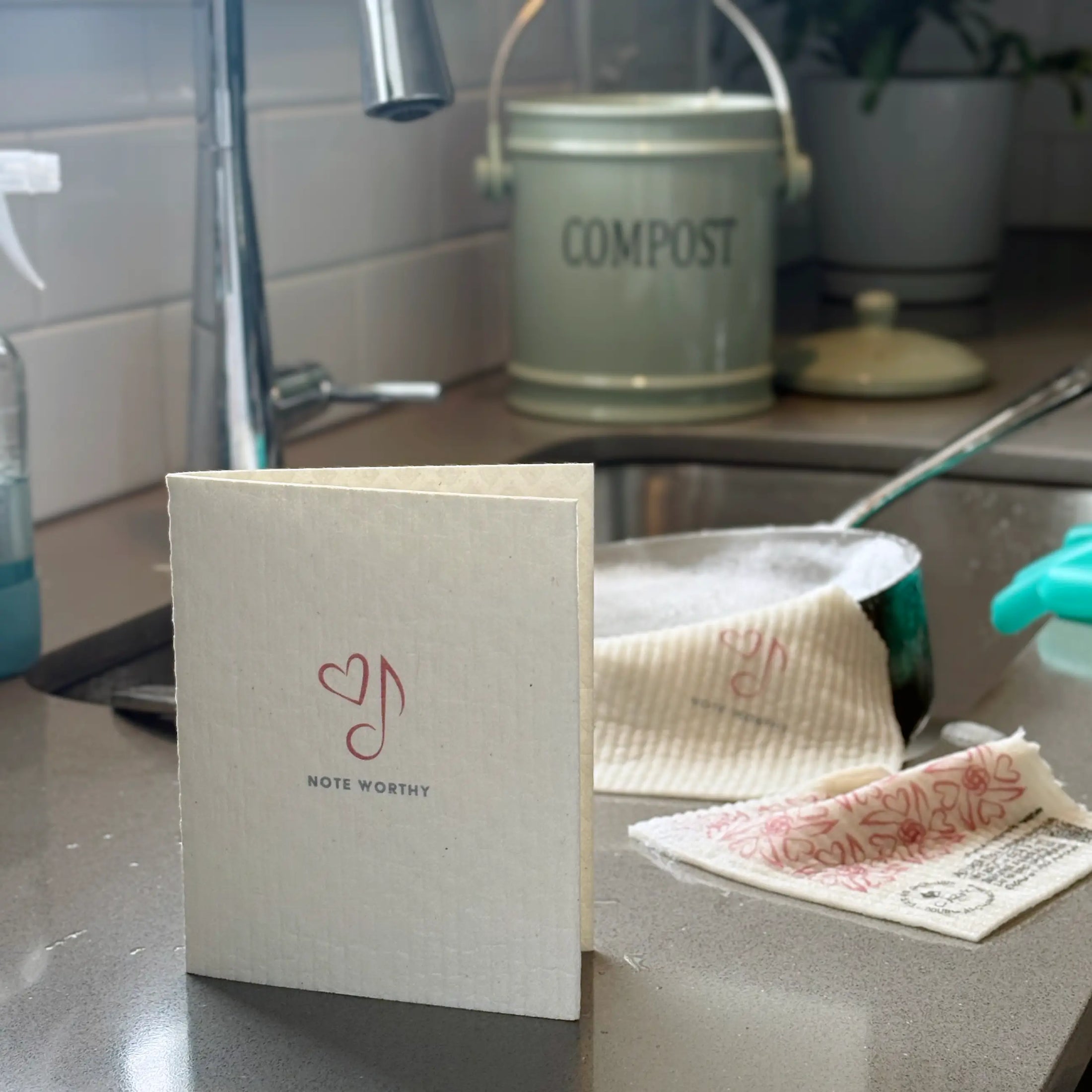Note Worthy 2-in-1 Greeting Clard® & Eco Cloth - Eco