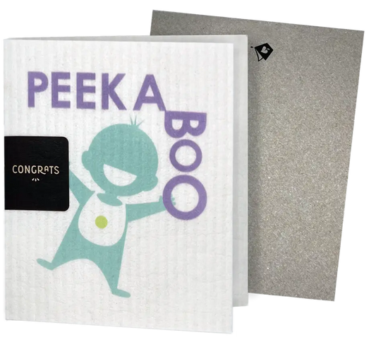 Peak a Boo So Big Baby Clards—Greetings that Clean Up - Eco