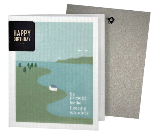 Be present for fleeting wonders Clards—Greetings that Clean