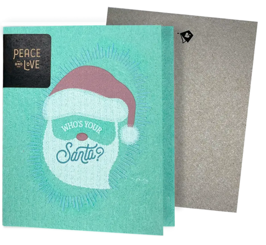 Who’s Your Santa? Clards—Greetings that Clean Up - Greeting