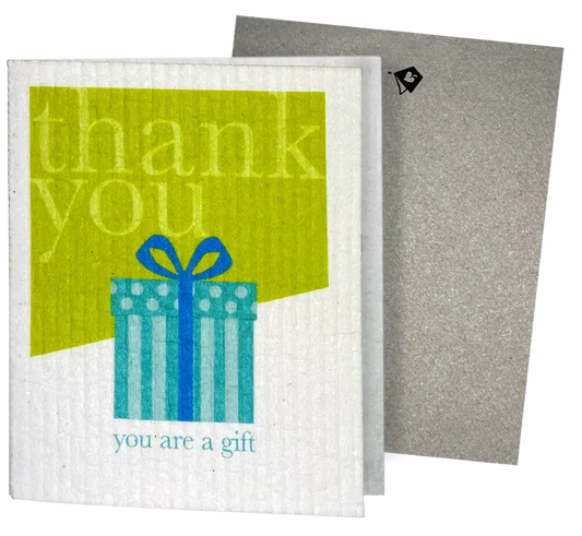 Thank You you are a gift– Greeting Card Turns Into