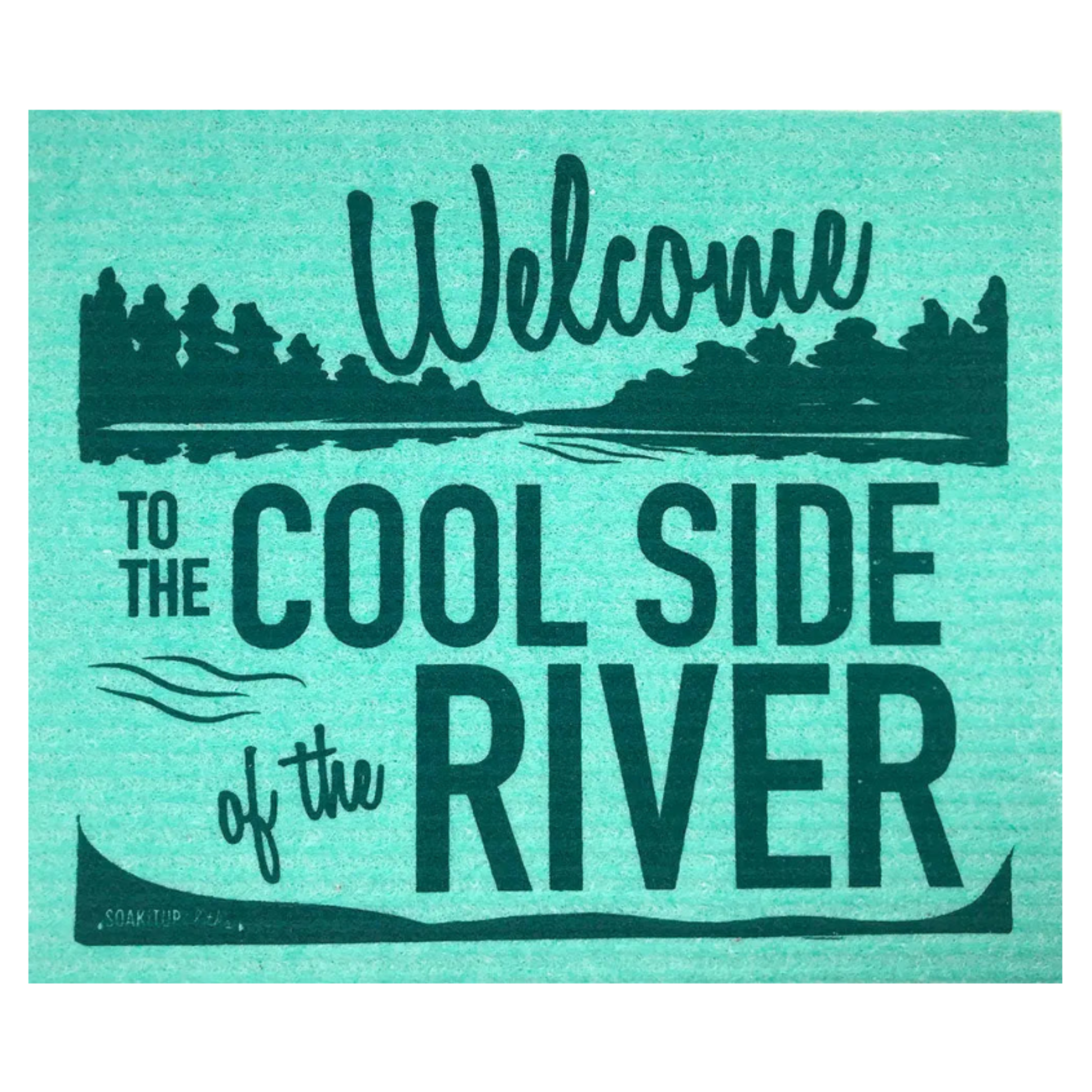 Welcome to the Cool Side of the River - Swedish Dishcloths