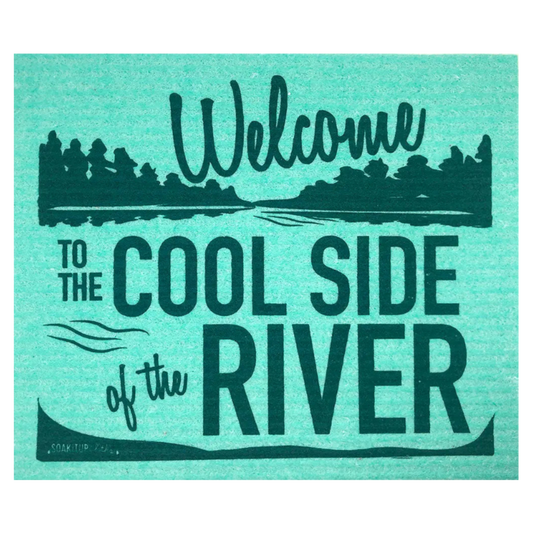 Welcome to the Cool Side of the River - Swedish Dishcloths