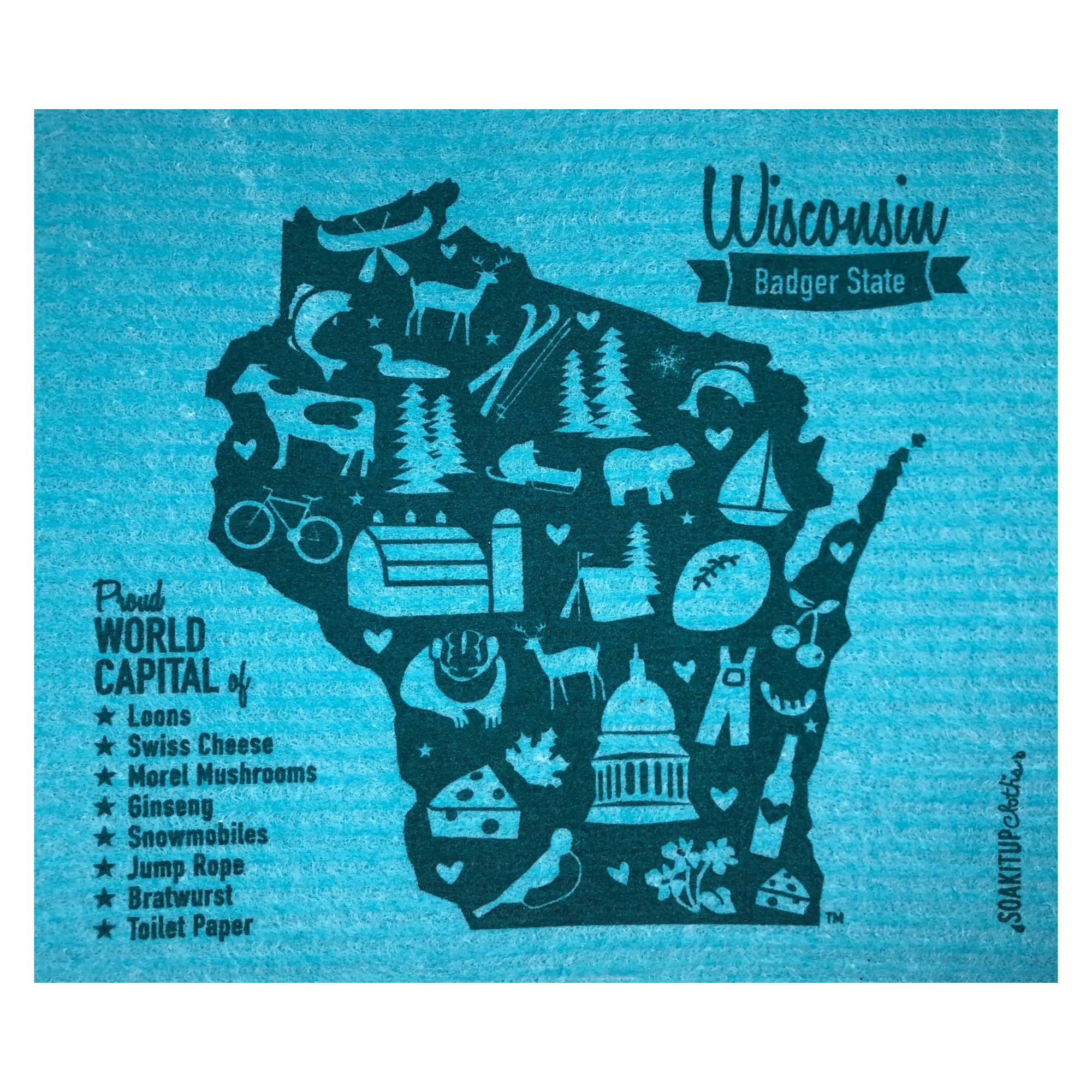 Wisconsin Proud World Capital of Toilet Paper and More Soakitup.shop