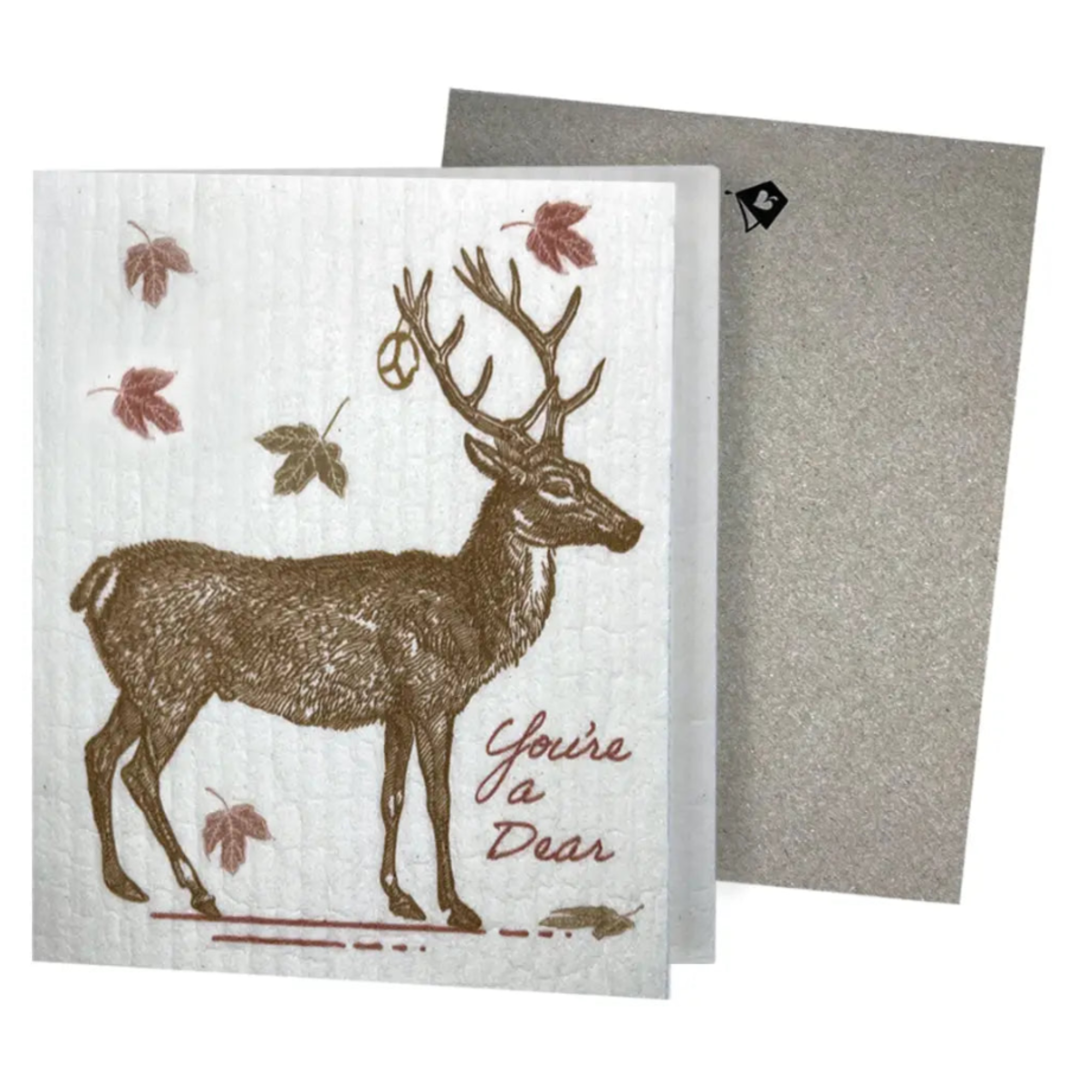 You’re a Dear – Greeting Card Turns Into a Swedish Sponge